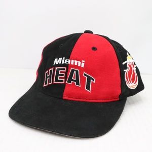 Vintage 90s Starter Miami Heat Snapback Hat Youth